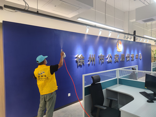 ?為公安守護健康—市公安局新大樓除醛